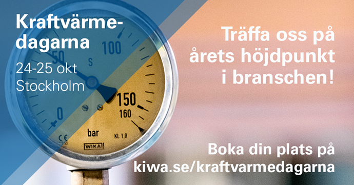 Kraftvärmedagarna banner