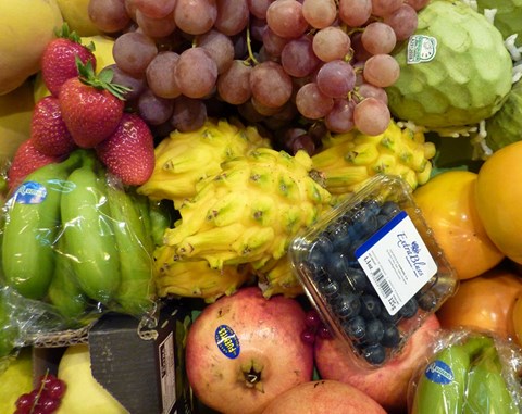 A collection of fresh fruits