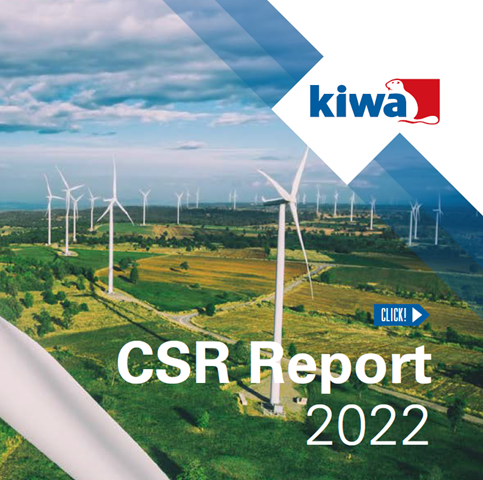 Cover of the 2022 Kiwa CSR Report