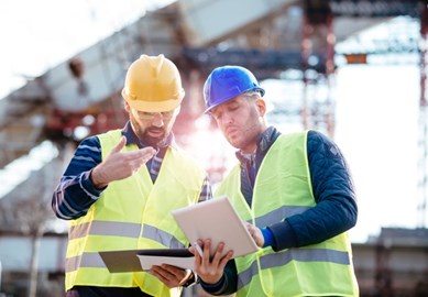 Building area workers