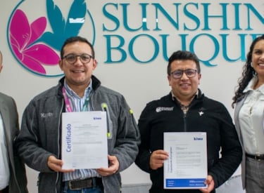 Sunshine Bouquet recibe la certificación Florverde