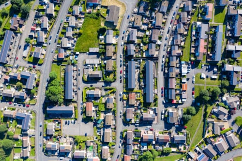 People are skydiving