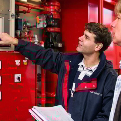 Inspectie sprinklerinstallatie