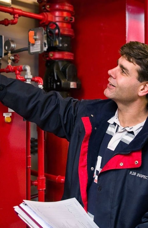 Inspectie sprinklerinstallatie