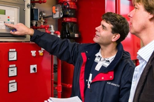 Inspectie sprinklerinstallatie