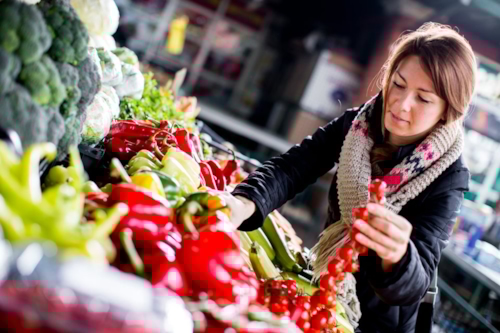 moduł Nurture Tesco Kobieta w markecie