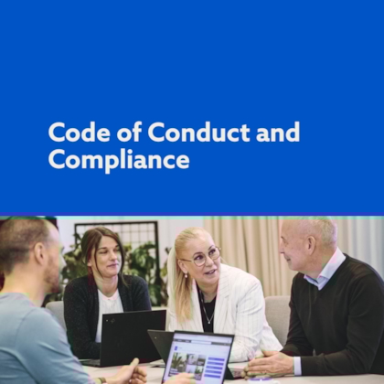 Cover of Kiwa's Code of Conduct policy