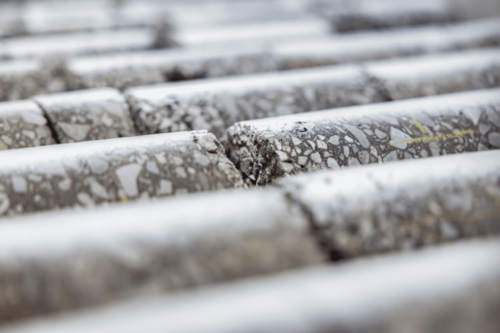 Wegmaterialen om te testen