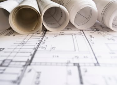 Blueprints van gebouwen