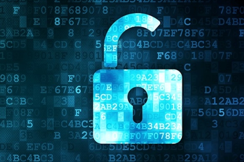 Lock that is open - cyber security