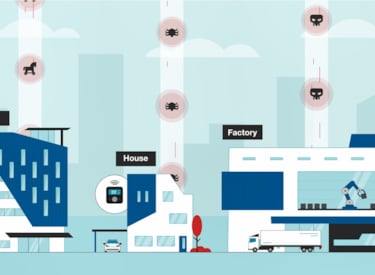Illustratie cyberaanval op fabriek